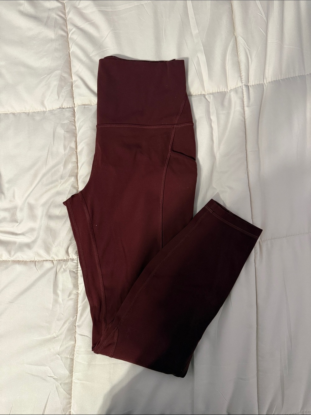 lululemon athletica Deep Burgundy High-Rise Leggings